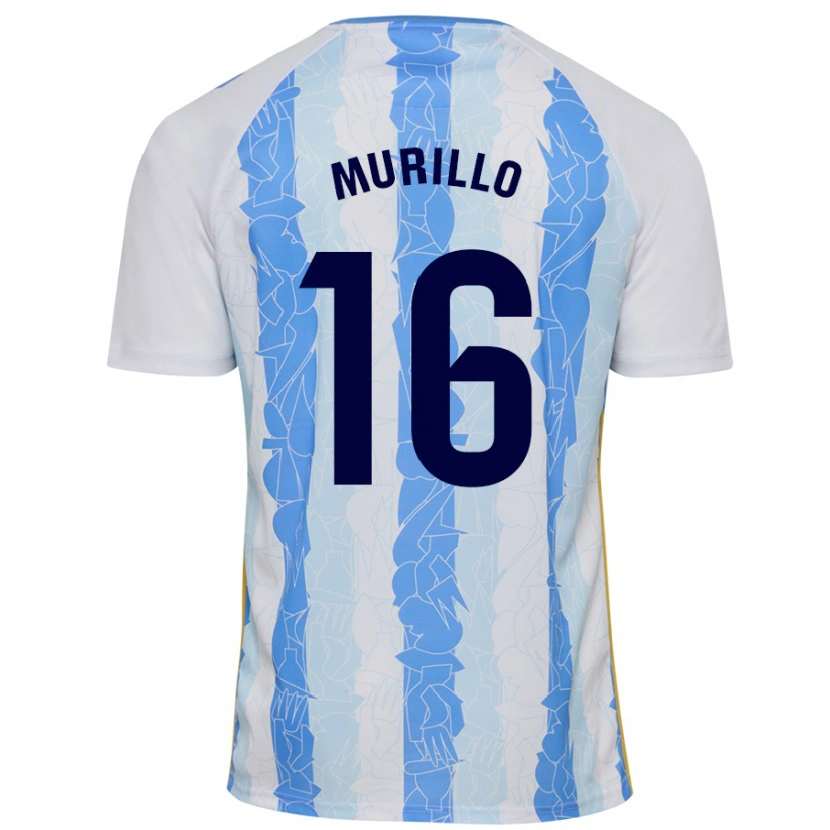 Danxen Herren Diego Murillo #16 Weiß Blau Heimtrikot Trikot 2024/25 T-Shirt