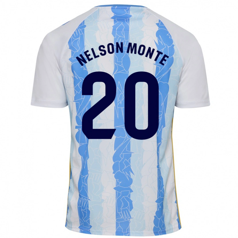 Danxen Herren Nélson Monte #20 Weiß Blau Heimtrikot Trikot 2024/25 T-Shirt