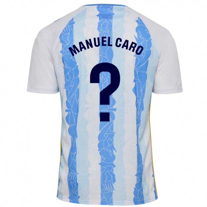 Danxen Herren José Manuel Caro #0 Weiß Blau Heimtrikot Trikot 2024/25 T-Shirt