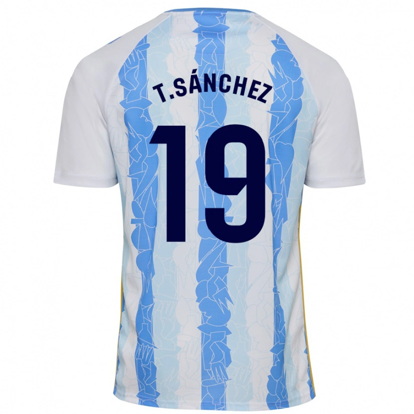 Danxen Herren Toni Sánchez #19 Weiß Blau Heimtrikot Trikot 2024/25 T-Shirt