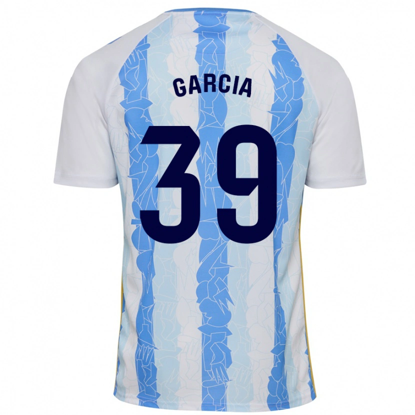 Danxen Herren Claudia García #39 Weiß Blau Heimtrikot Trikot 2024/25 T-Shirt