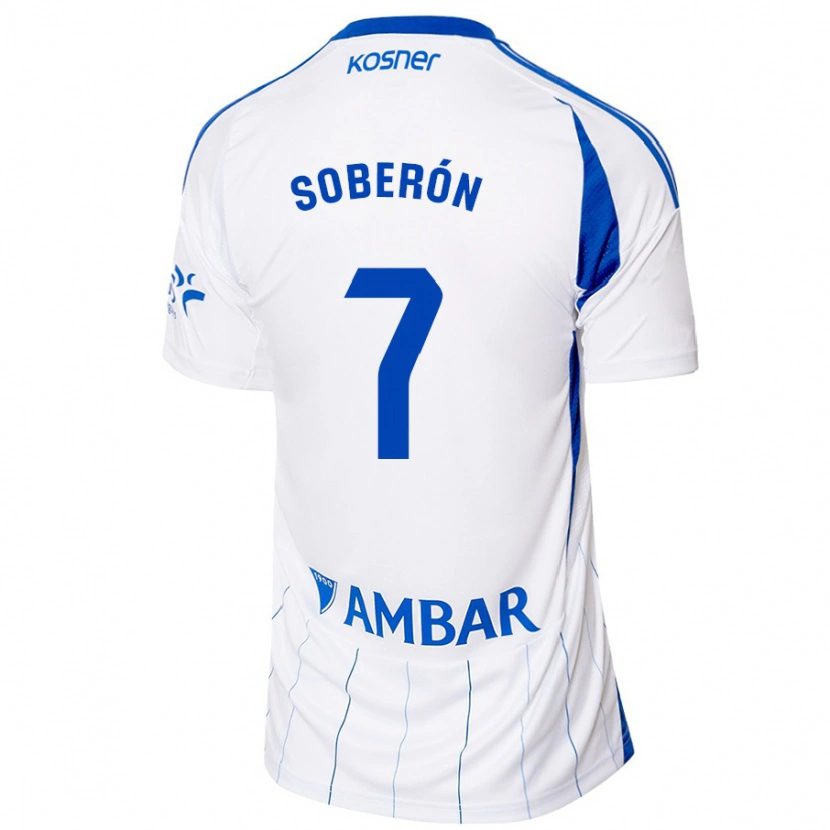 Danxen Herren Mario Soberón #7 Rot Weiß Heimtrikot Trikot 2024/25 T-Shirt