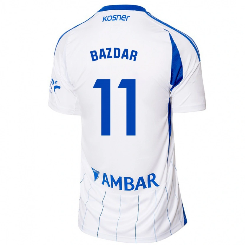 Danxen Herren Samed Bazdar #11 Rot Weiß Heimtrikot Trikot 2024/25 T-Shirt