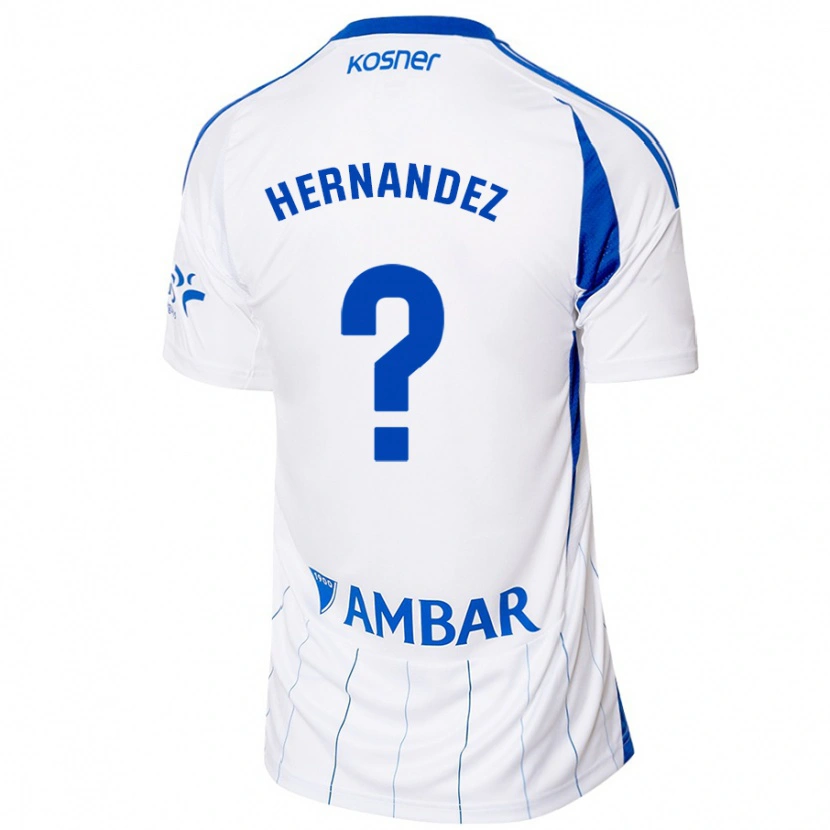 Danxen Herren Diego Hernández #0 Rot Weiß Heimtrikot Trikot 2024/25 T-Shirt