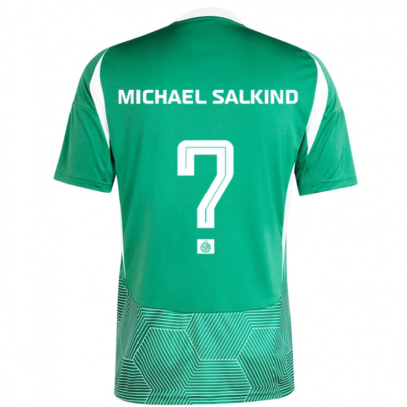 Danxen Herren Liav Michael Salkind #0 Grün Weiß Heimtrikot Trikot 2024/25 T-Shirt