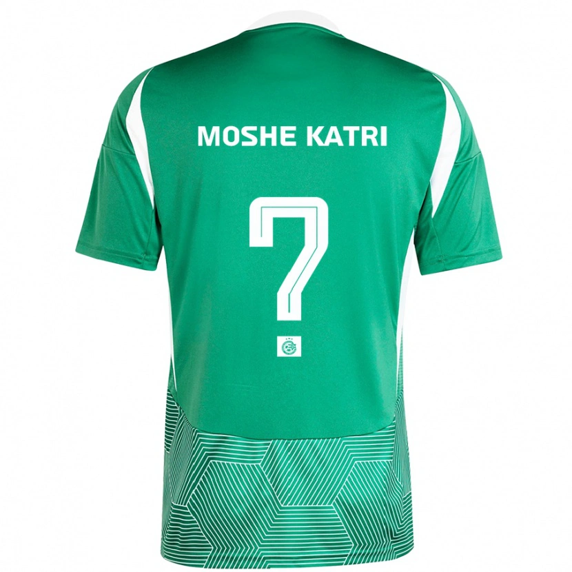 Danxen Herren Roy Moshe Katri #0 Grün Weiß Heimtrikot Trikot 2024/25 T-Shirt