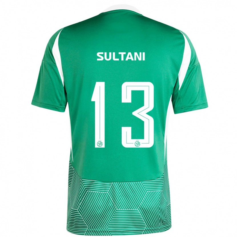 Danxen Herren Tomás Sultani #13 Grün Weiß Heimtrikot Trikot 2024/25 T-Shirt