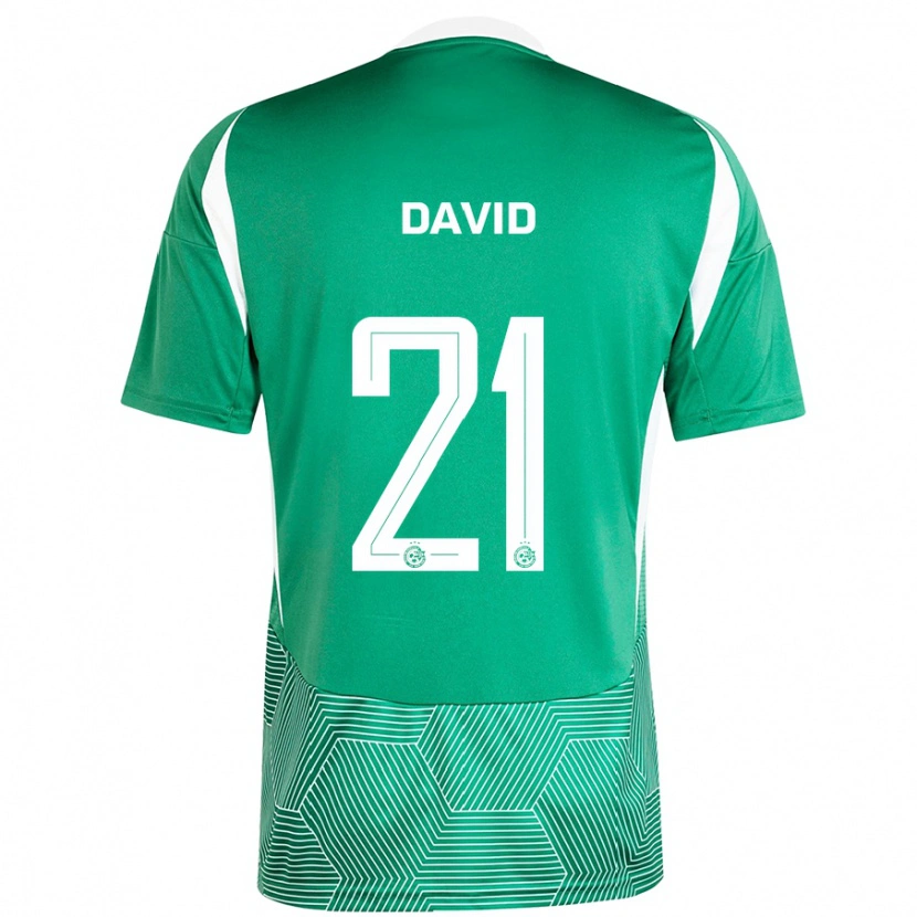 Danxen Herren Dean David #21 Grün Weiß Heimtrikot Trikot 2024/25 T-Shirt