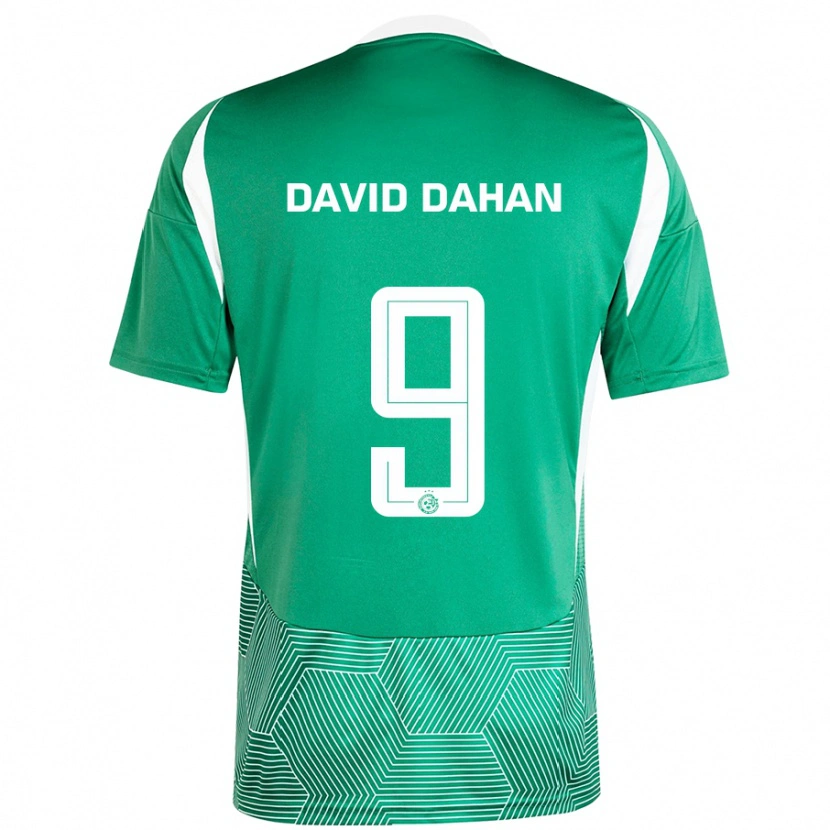 Danxen Herren Omer David Dahan #9 Grün Weiß Heimtrikot Trikot 2024/25 T-Shirt