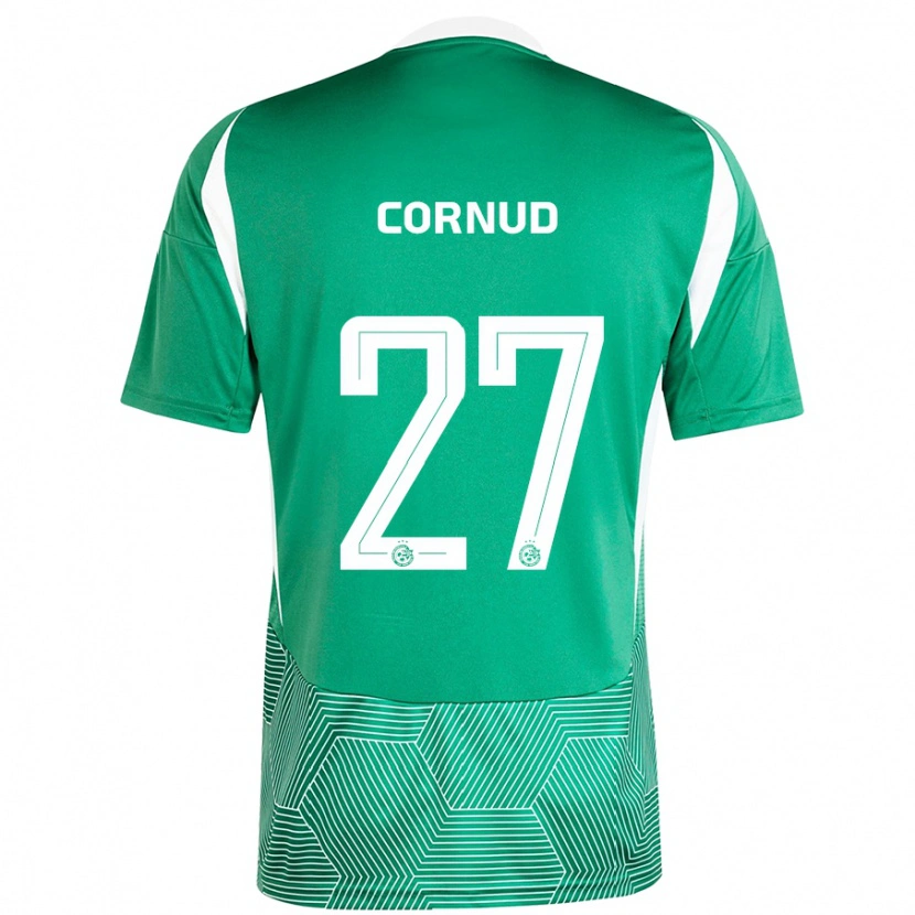 Danxen Herren Pierre Cornud #27 Grün Weiß Heimtrikot Trikot 2024/25 T-Shirt