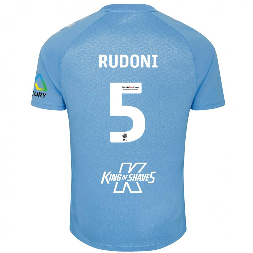 Danxen Herren Jack Rudoni #5 Blau Weiß Heimtrikot Trikot 2024/25 T-Shirt