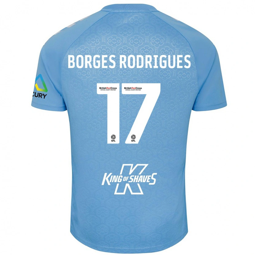 Danxen Herren Raphael Borges Rodrigues #17 Blau Weiß Heimtrikot Trikot 2024/25 T-Shirt