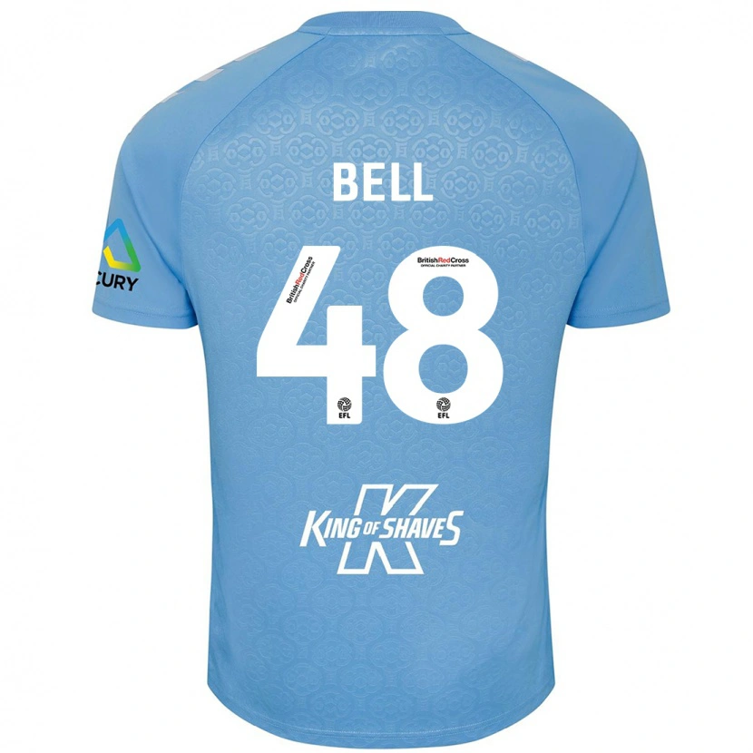 Danxen Herren Luke Bell #48 Blau Weiß Heimtrikot Trikot 2024/25 T-Shirt
