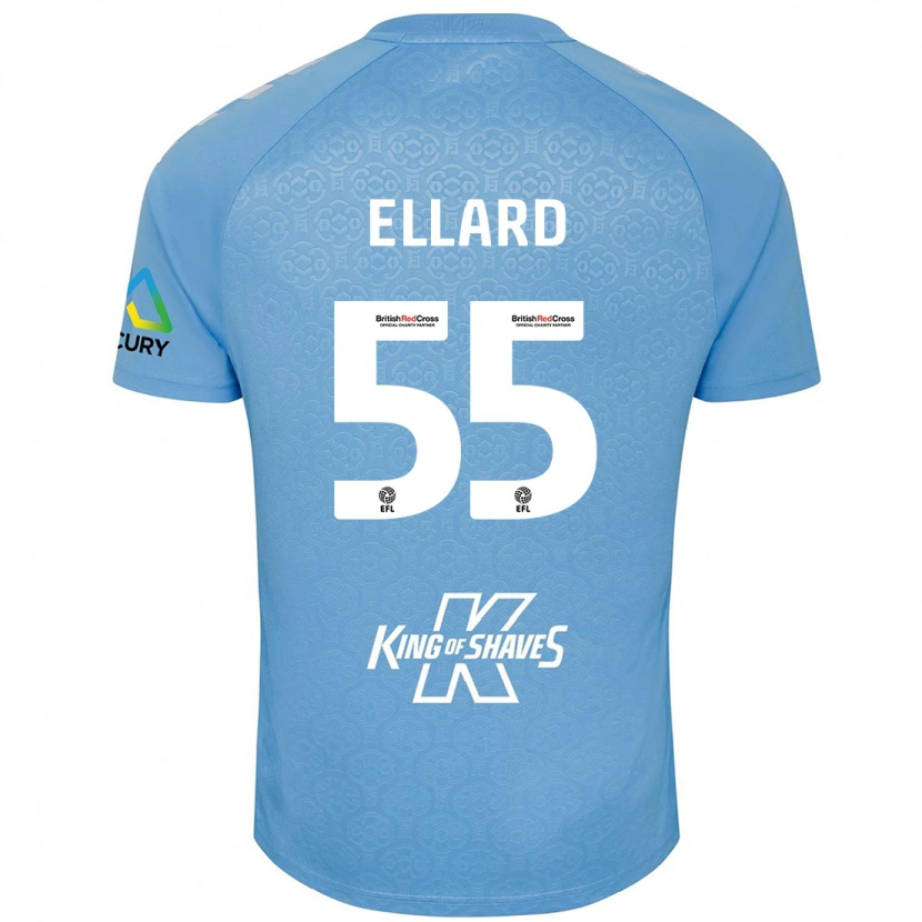 Danxen Herren Aston Ellard #55 Blau Weiß Heimtrikot Trikot 2024/25 T-Shirt