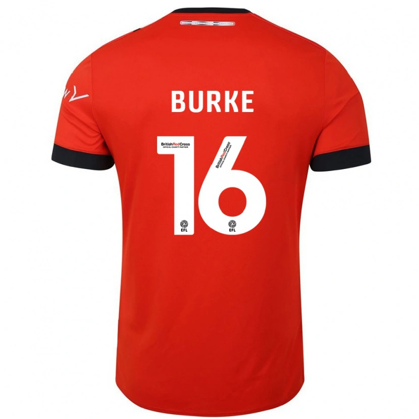 Danxen Herren Reece Burke #16 Orange Schwarz Heimtrikot Trikot 2024/25 T-Shirt
