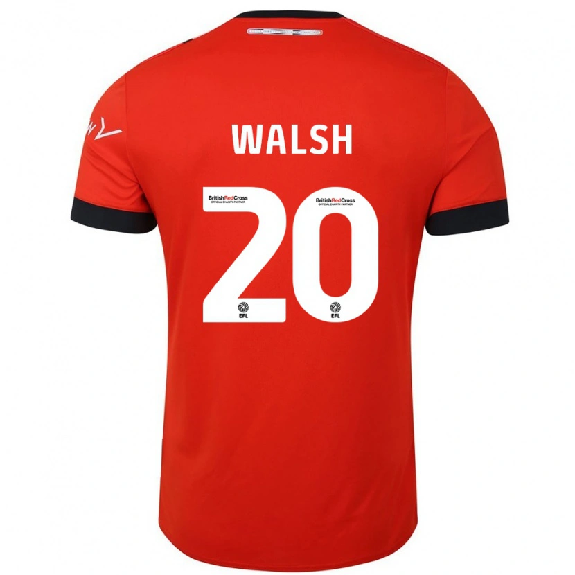 Danxen Herren Liam Walsh #20 Orange Schwarz Heimtrikot Trikot 2024/25 T-Shirt