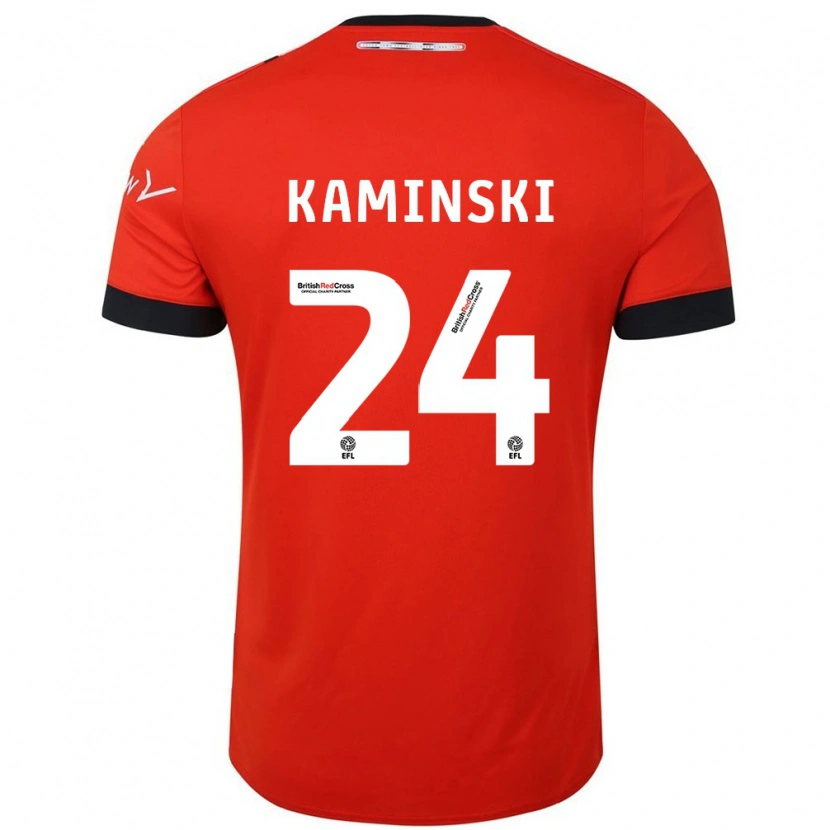 Danxen Herren Thomas Kaminski #24 Orange Schwarz Heimtrikot Trikot 2024/25 T-Shirt