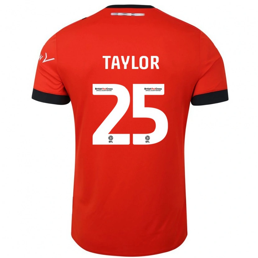 Danxen Herren Joe Taylor #25 Orange Schwarz Heimtrikot Trikot 2024/25 T-Shirt