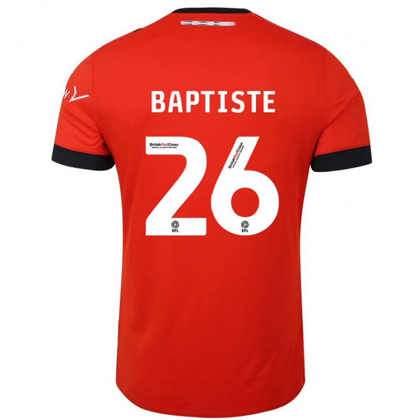 Danxen Herren Shandon Baptiste #26 Orange Schwarz Heimtrikot Trikot 2024/25 T-Shirt