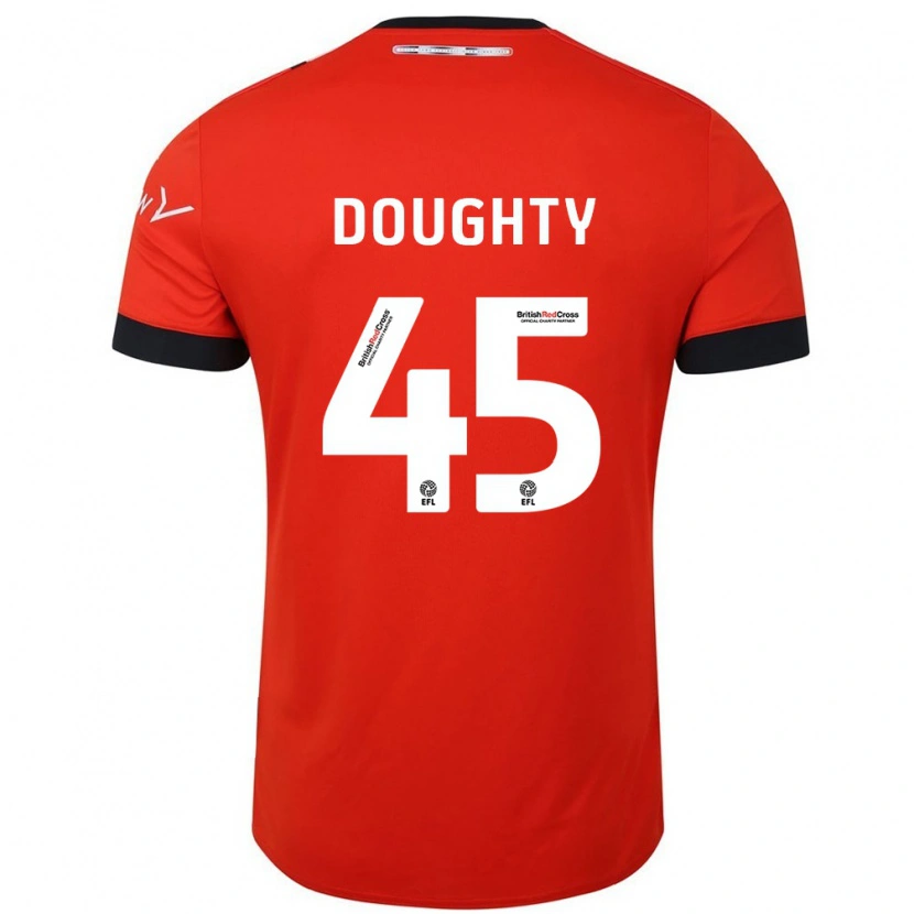Danxen Herren Alfie Doughty #45 Orange Schwarz Heimtrikot Trikot 2024/25 T-Shirt