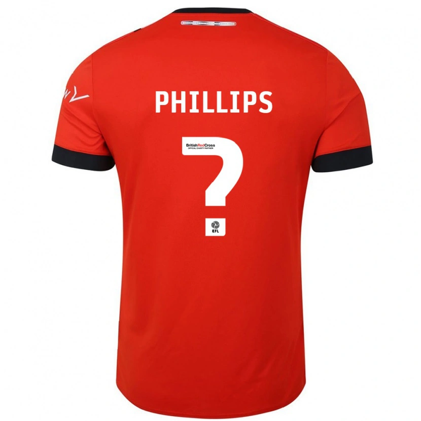Danxen Herren Josh Phillips #0 Orange Schwarz Heimtrikot Trikot 2024/25 T-Shirt