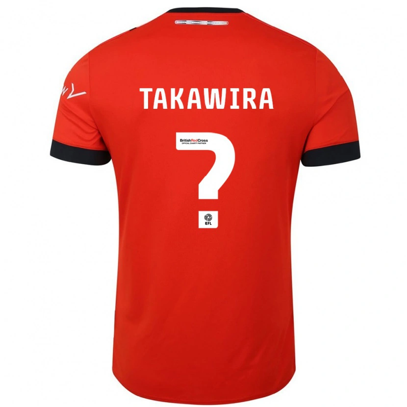 Danxen Herren Matthew Takawira #0 Orange Schwarz Heimtrikot Trikot 2024/25 T-Shirt
