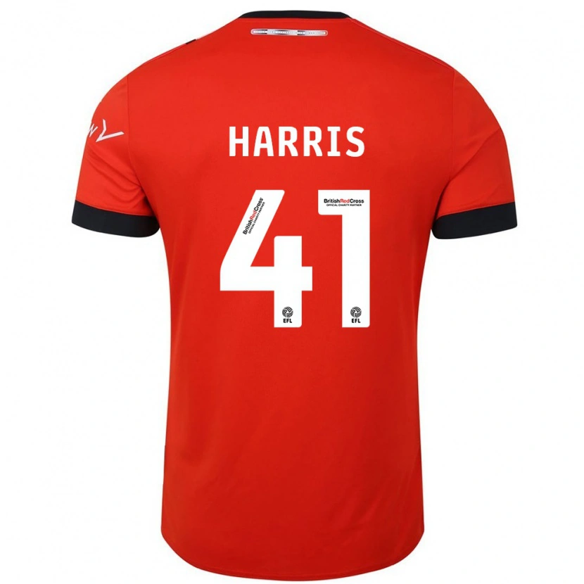 Danxen Herren Taylan Harris #41 Orange Schwarz Heimtrikot Trikot 2024/25 T-Shirt