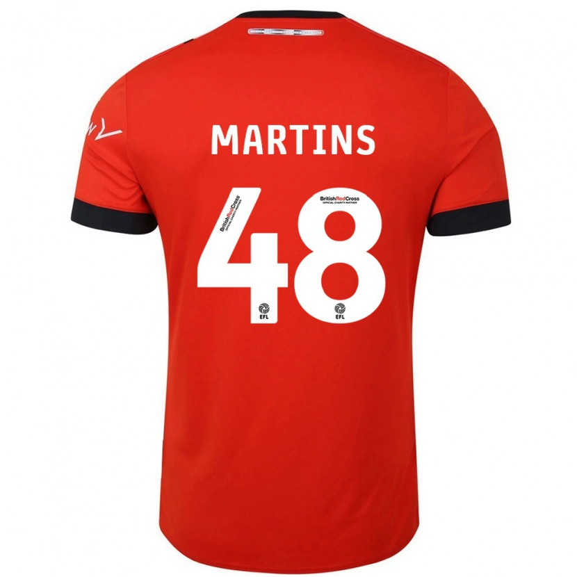 Danxen Herren Dominic Dos Santos Martins #48 Orange Schwarz Heimtrikot Trikot 2024/25 T-Shirt
