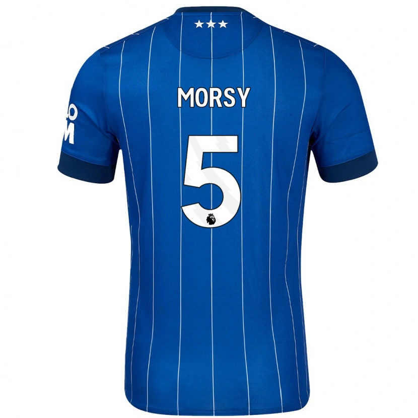 Danxen Herren Sam Morsy #5 Marineblau Heimtrikot Trikot 2024/25 T-Shirt