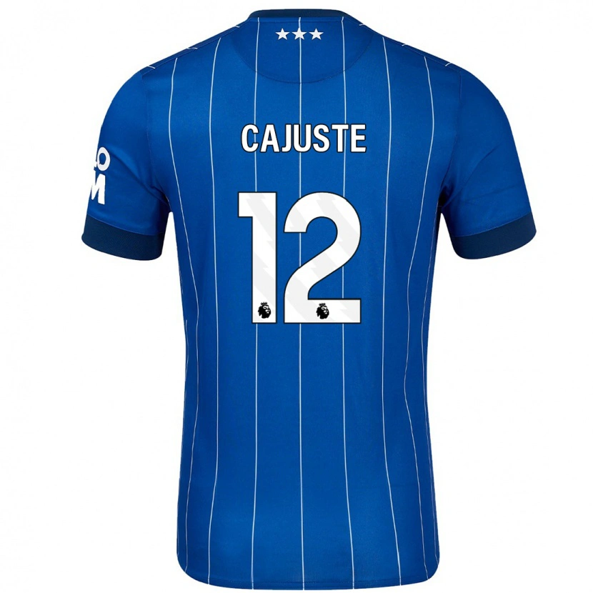 Danxen Herren Jens Cajuste #12 Marineblau Heimtrikot Trikot 2024/25 T-Shirt
