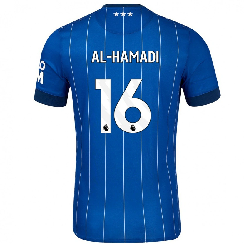 Danxen Herren Ali Al-Hamadi #16 Marineblau Heimtrikot Trikot 2024/25 T-Shirt