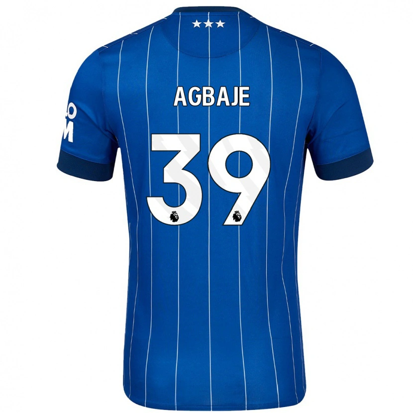 Danxen Herren Edwin Agbaje #39 Marineblau Heimtrikot Trikot 2024/25 T-Shirt