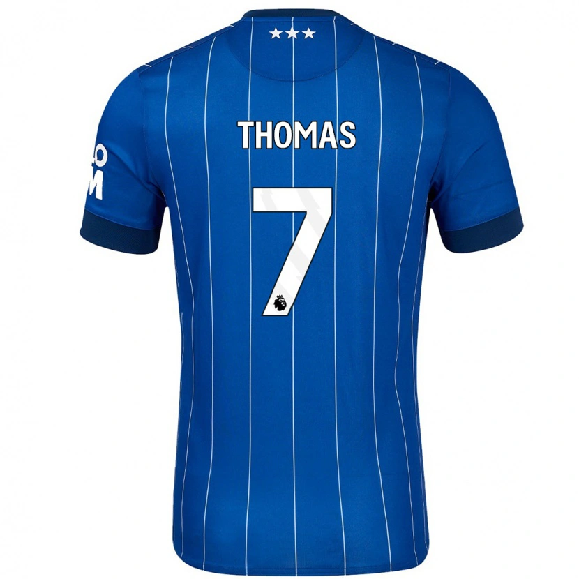 Danxen Herren Natasha Thomas #7 Marineblau Heimtrikot Trikot 2024/25 T-Shirt