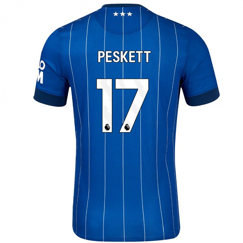 Danxen Herren Sophie Peskett #17 Marineblau Heimtrikot Trikot 2024/25 T-Shirt