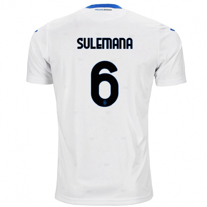 Danxen Herren Ibrahim Sulemana #6 Weiß Auswärtstrikot Trikot 2024/25 T-Shirt
