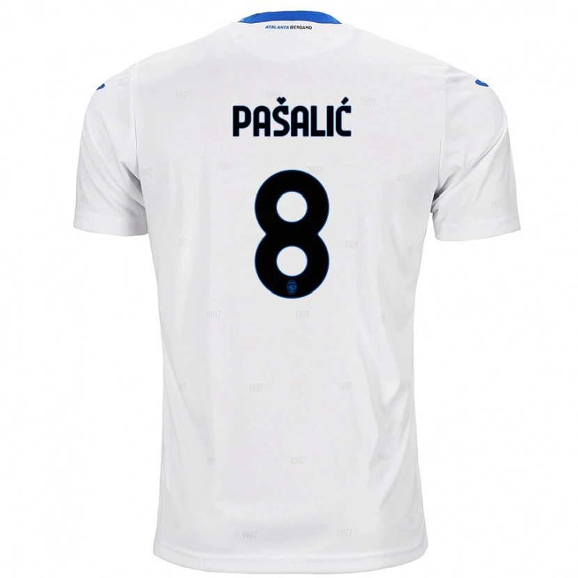 Danxen Herren Mario Pasalic #8 Weiß Auswärtstrikot Trikot 2024/25 T-Shirt