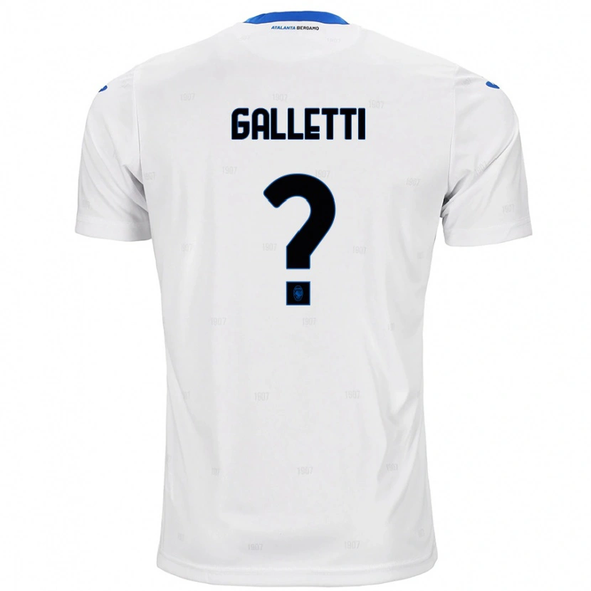 Danxen Herren Elia Galletti #0 Weiß Auswärtstrikot Trikot 2024/25 T-Shirt
