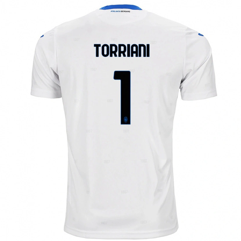 Danxen Herren Andrea Torriani #1 Weiß Auswärtstrikot Trikot 2024/25 T-Shirt