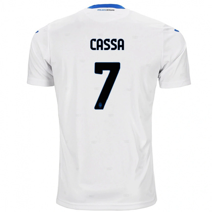 Danxen Herren Federico Cassa #7 Weiß Auswärtstrikot Trikot 2024/25 T-Shirt
