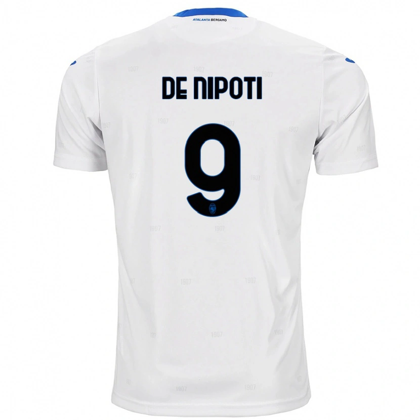 Danxen Herren Tommaso De Nipoti #9 Weiß Auswärtstrikot Trikot 2024/25 T-Shirt