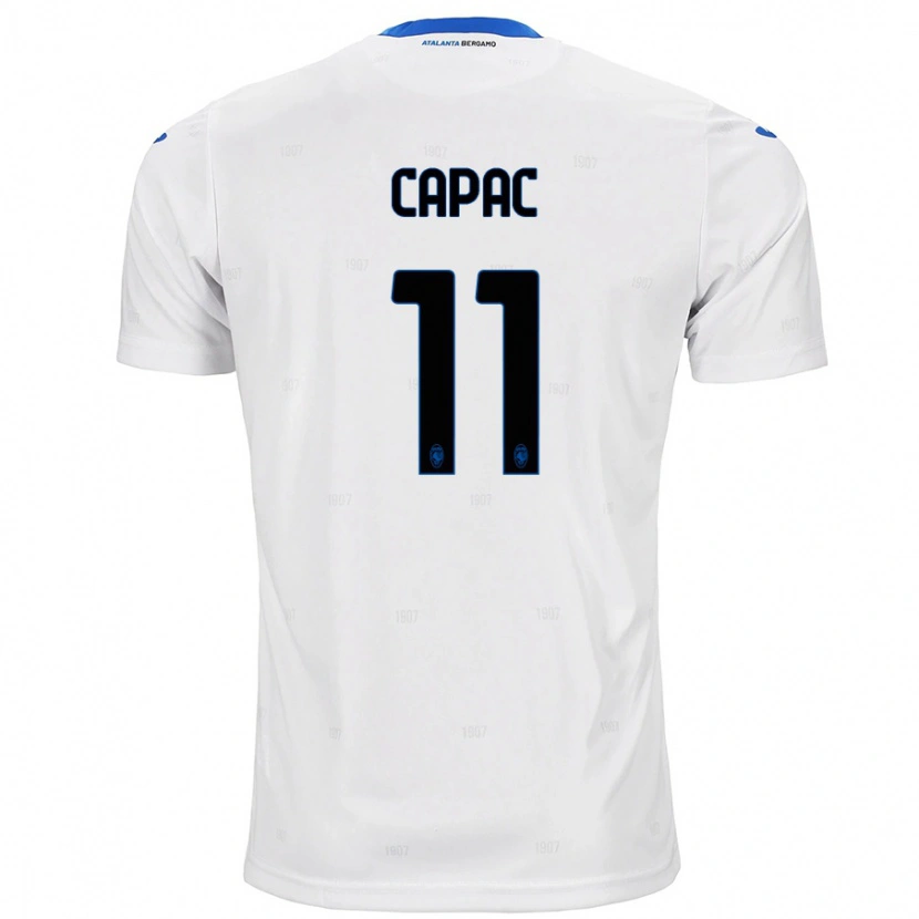 Danxen Herren Alexandru Capac #11 Weiß Auswärtstrikot Trikot 2024/25 T-Shirt