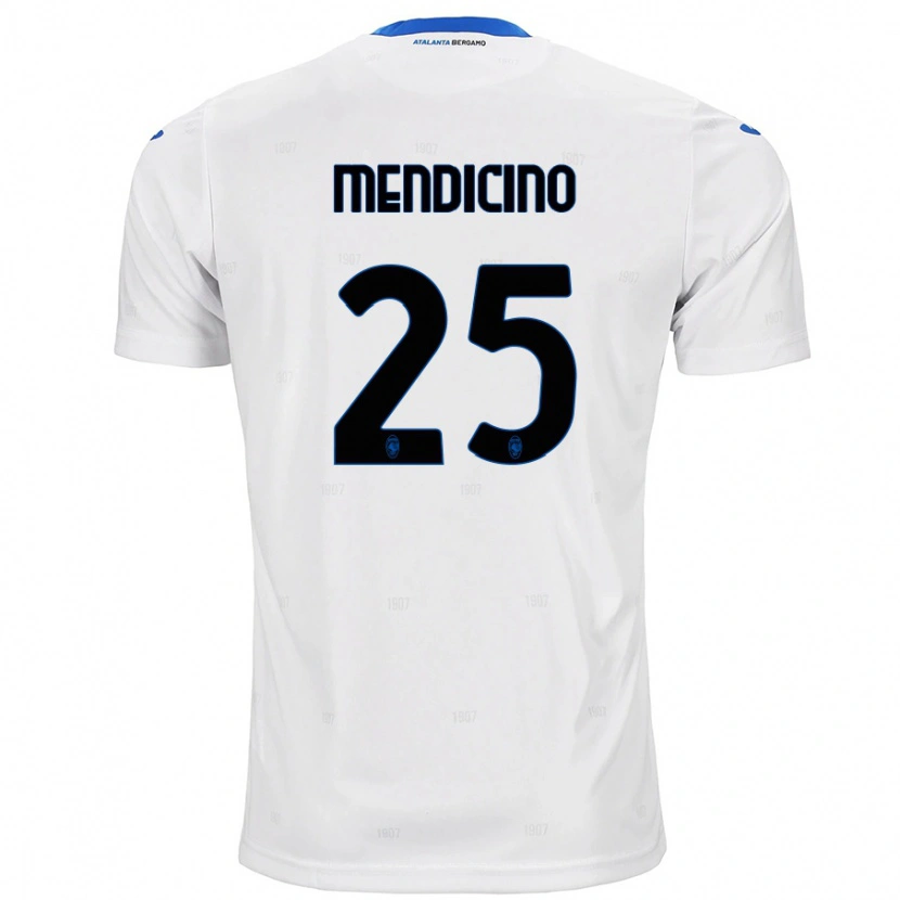 Danxen Herren Leonardo Mendicino #25 Weiß Auswärtstrikot Trikot 2024/25 T-Shirt