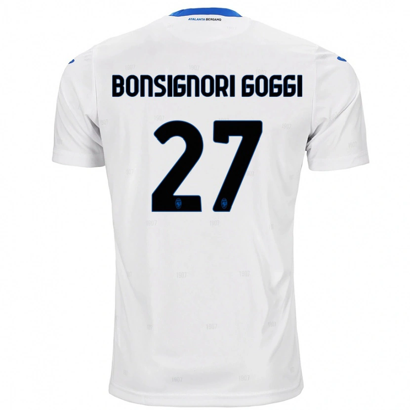 Danxen Herren Lorenzo Bonsignori Goggi #27 Weiß Auswärtstrikot Trikot 2024/25 T-Shirt
