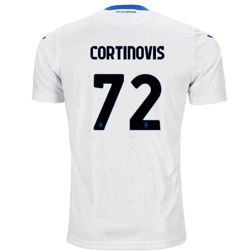 Danxen Herren Alessandro Cortinovis #72 Weiß Auswärtstrikot Trikot 2024/25 T-Shirt