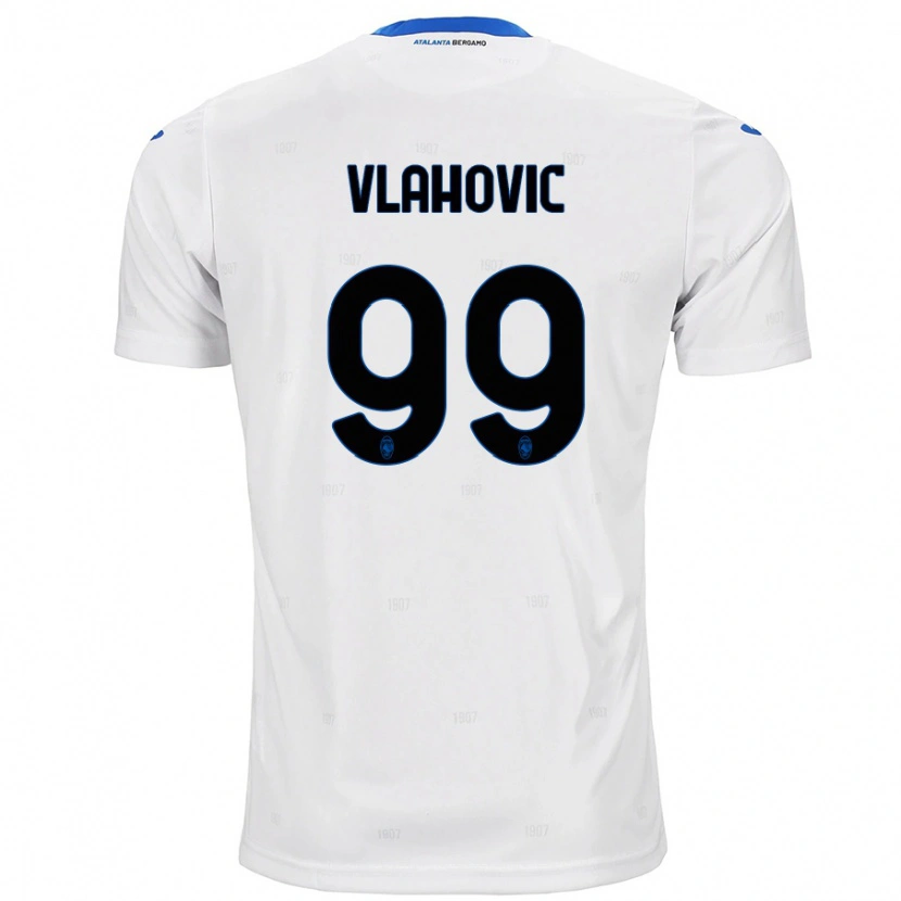 Danxen Herren Vanja Vlahovic #99 Weiß Auswärtstrikot Trikot 2024/25 T-Shirt