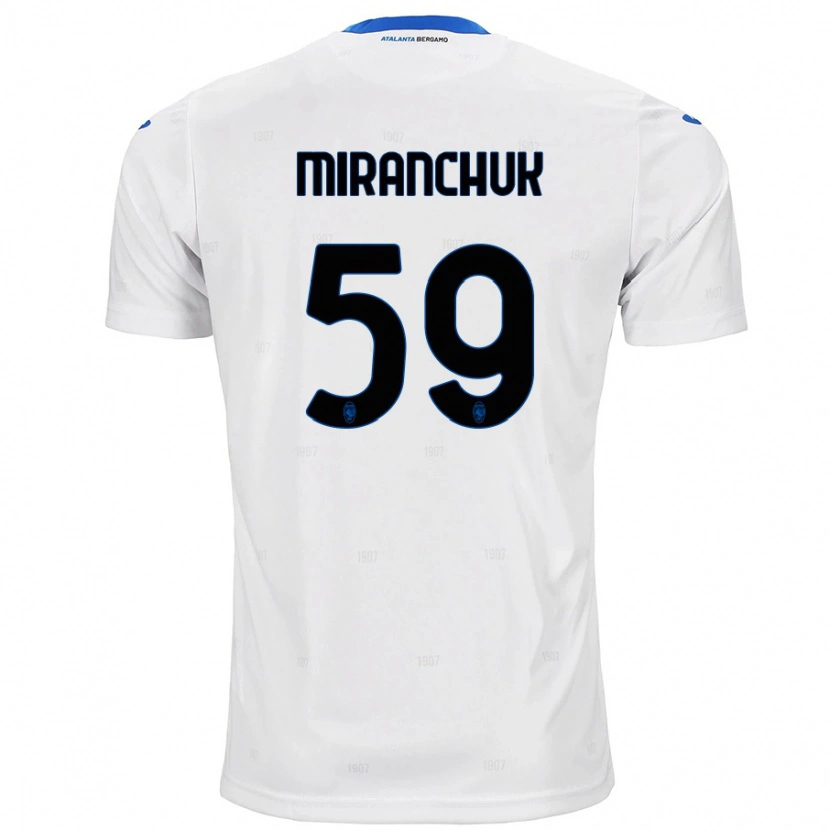 Danxen Herren Aleksey Miranchuk #59 Weiß Auswärtstrikot Trikot 2024/25 T-Shirt