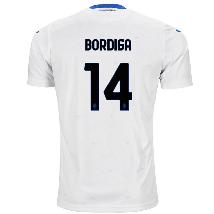 Danxen Herren Michele Bordiga #14 Weiß Auswärtstrikot Trikot 2024/25 T-Shirt