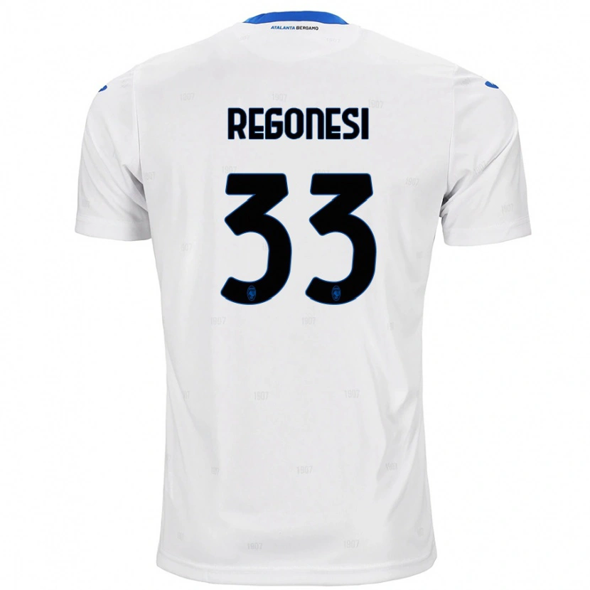 Danxen Herren Iacopo Regonesi #33 Weiß Auswärtstrikot Trikot 2024/25 T-Shirt