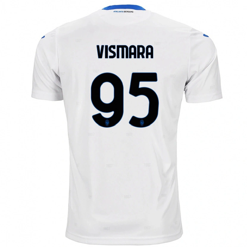 Danxen Herren Paolo Vismara #95 Weiß Auswärtstrikot Trikot 2024/25 T-Shirt