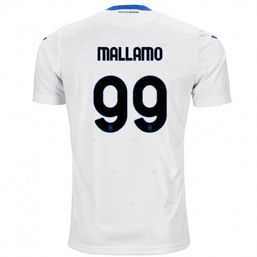 Danxen Herren Alessandro Mallamo #99 Weiß Auswärtstrikot Trikot 2024/25 T-Shirt